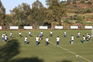 KPL-All-Stars-players-being-trained-by-Mallaga-CF-coach-Diego-Vera-Idoate-Malaga Kenia Selection Team - July 2017 - CD Sportcab Marbella.