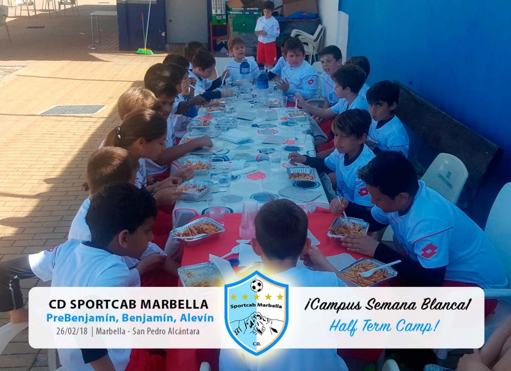 CD-Sportcab-Marbella---Campus-Semana-Blanca'18---Comiendo