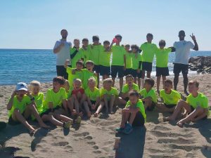 Dia de playa Campus Sportcab Marbella Fubtol