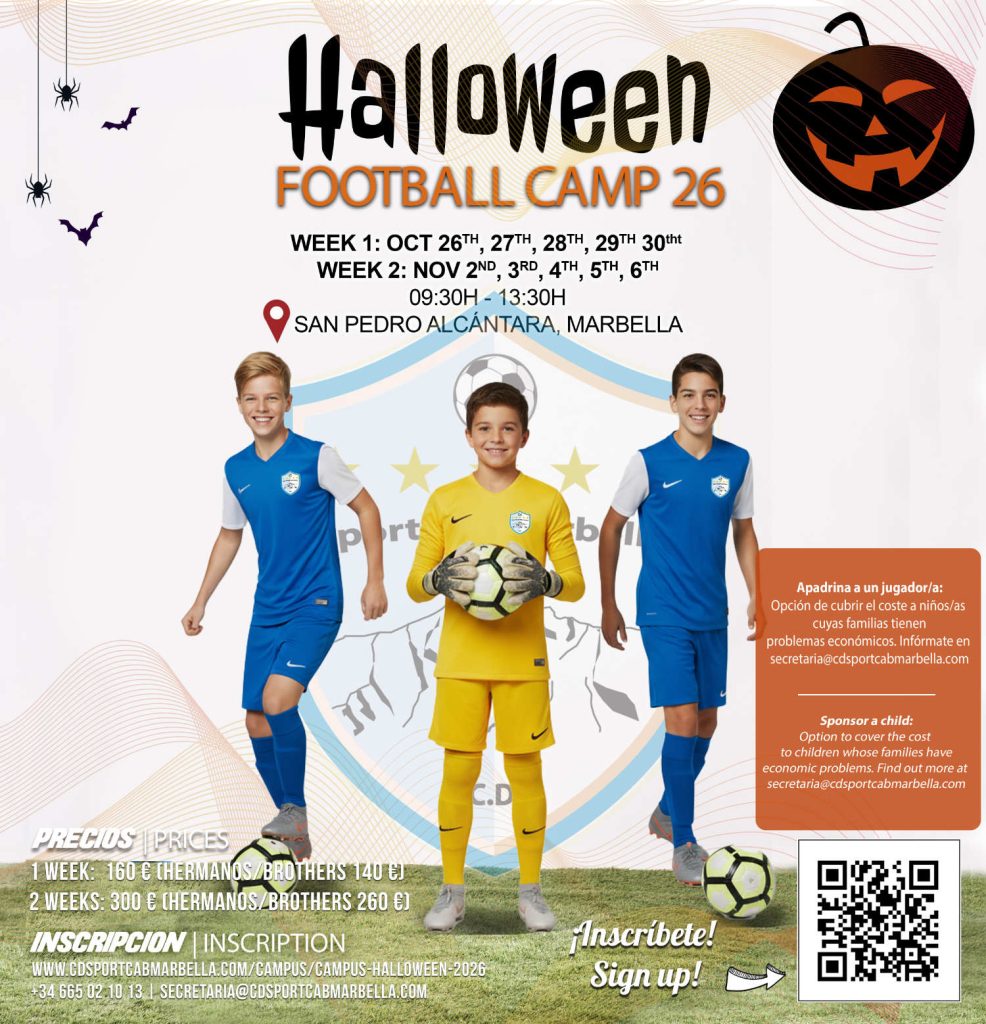 Halloween Camp 2026 Sportcab Football